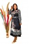 Modern Pattern Shirt-Skirt Set 34617